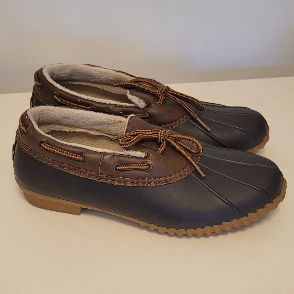 Jambu Men's Dark Brown and Black Boat Shoes - Picture 8 of 12
